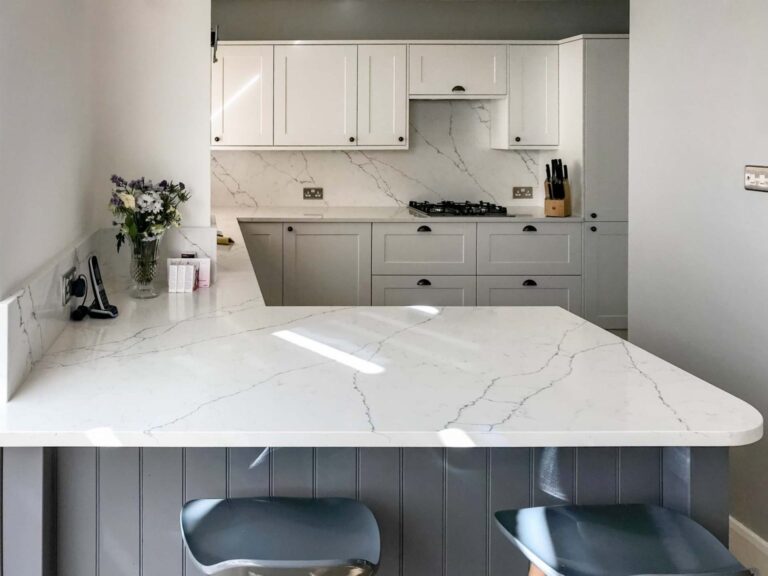 alaska-bianca Quartz Worktop kitchen