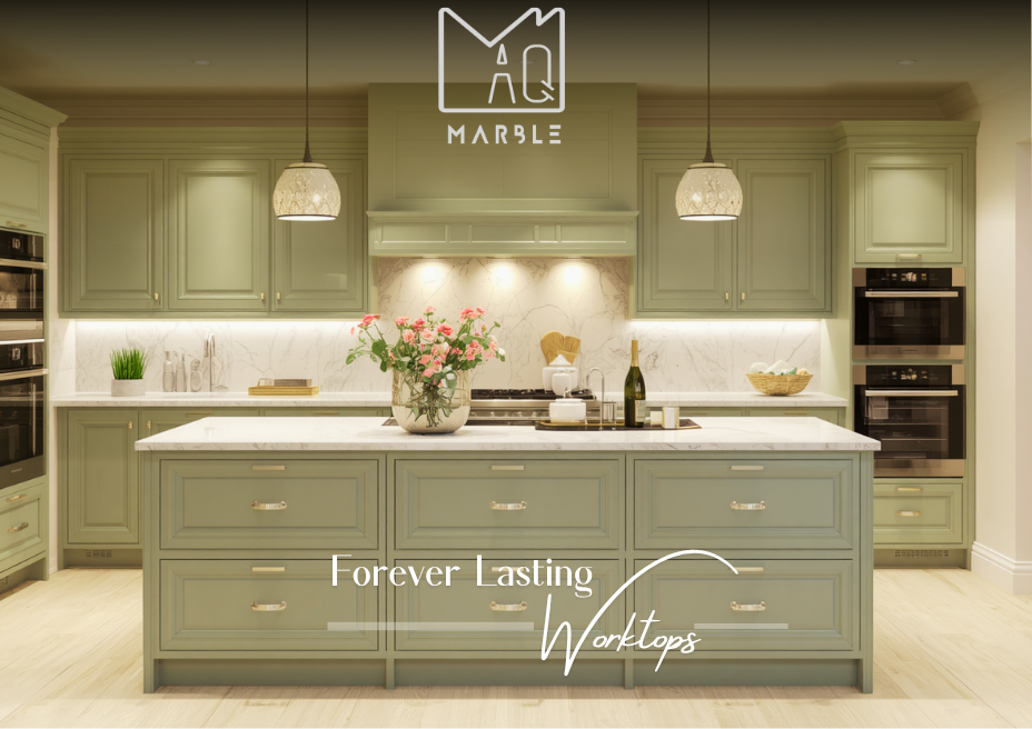 Marble Quartz Worktops MAQ | Premium Quartz Kitchen Surfaces Across London